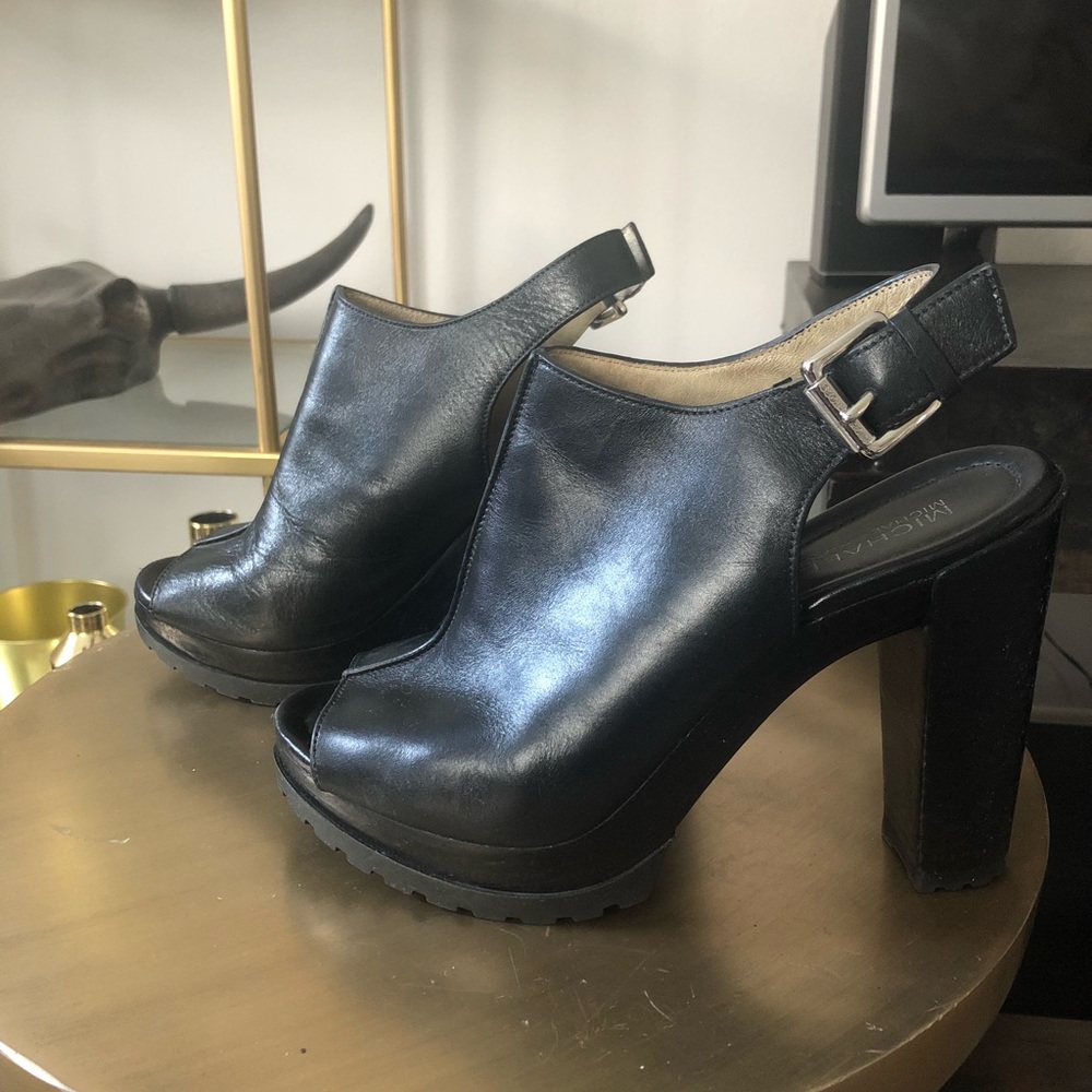 MICHAEL Michael Kors Open Toe Block Heel